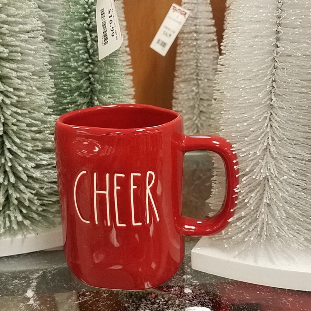 Rae Dunn red cheer mug
